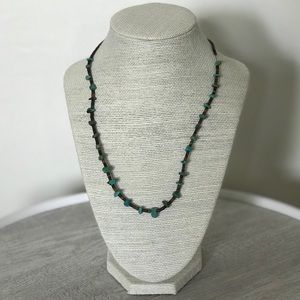 ⬇️ PRICE DROP! Turquoise Brown Bead Necklace